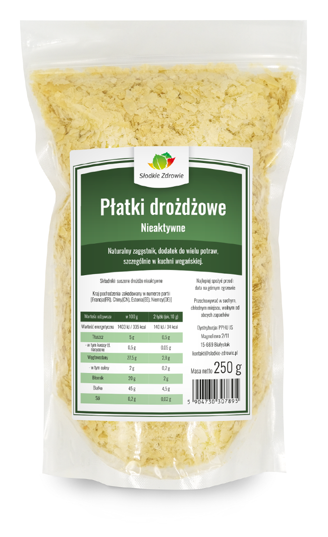 Płatki drożdżowe - suszone nieaktywne - 250g